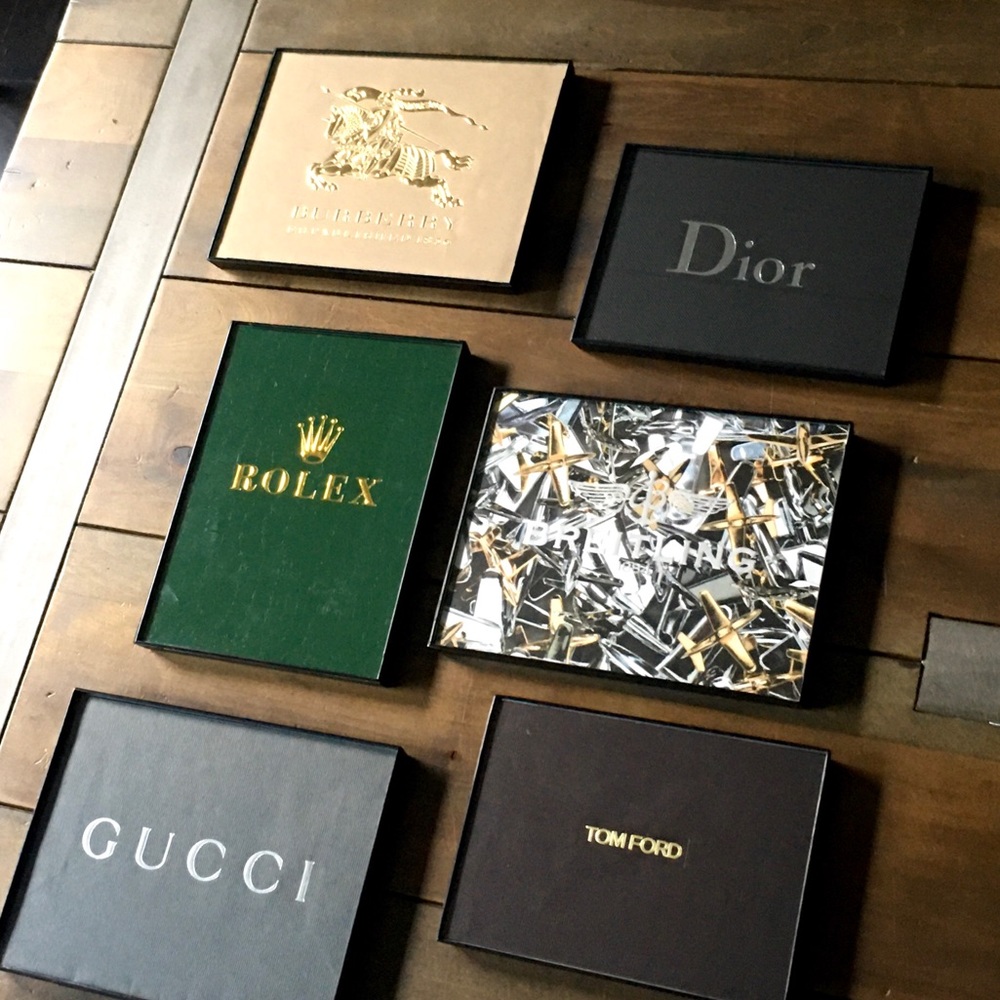 Rolex, Breitling, Dior, Burberry, Tom Ford bag art - Picture 4 of 4